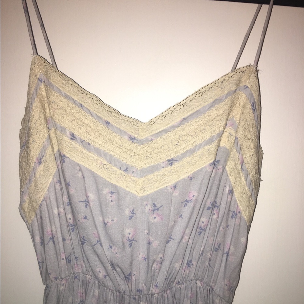 Abercrombie & Fitch baby blue flower dress👗